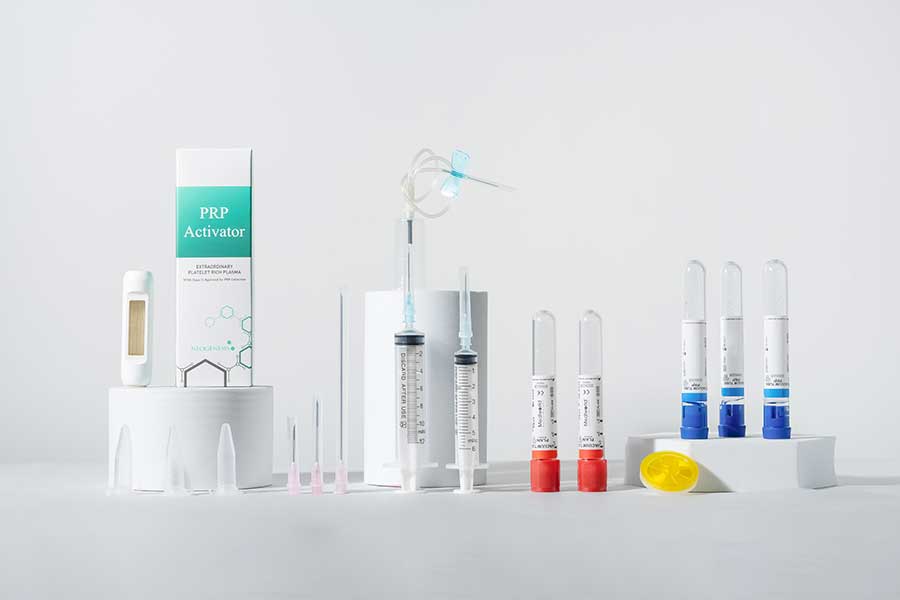 Bộ vật tư tiêu hao được vô trùng đi kèm PRP Activator MA-1, giúp quy trình ứng dụng các liệu pháp cấy máu tự thân trở nên nhanh chóng, dễ dàng hơn